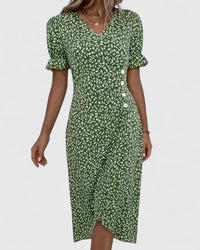 Kataryna | Comfortable Summer Dress - Green