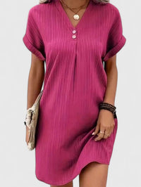 Massie | Draped Dress - Pink