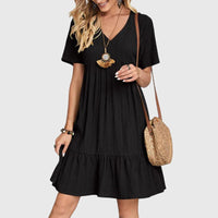 Jasmine | Elegant Flattering Dress - Black