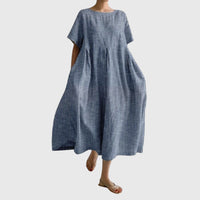 Isabell™ | Women Long Casual Dress - Blue