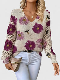 Aubrielynn | Comfortable Sweater - Purple