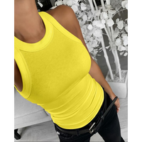 SLOANIE™ | Everyday Casual Sleeveless Pullover - Fluorescent Yellow