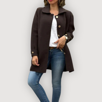 MARISE – CLASSIC EVERYDAY COAT - Brown