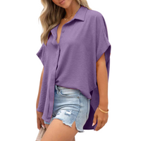 KAYCEE™ - Smart Casual Button Down Shirts - Purple