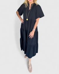 Rebecca | Women Elegant Maxi Dress - Black
