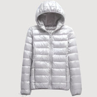 MILA – LIGHTWEIGHT PUFFER JACKET - White