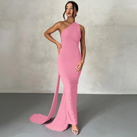 Karilyn™ | Elegant Sleeveless Evening Halter Bodycon Dress - Pink