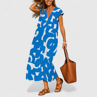Lysandra | Sophisticated Women Maxi Dress - Blue
