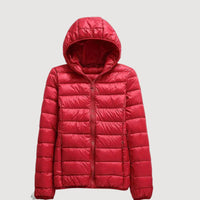 MILA – LIGHTWEIGHT PUFFER JACKET - Red