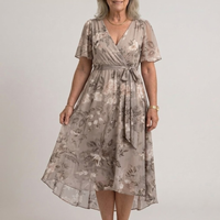 Amara | Elegant Flowing Summer Dress - Light Pink