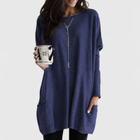Amaryzeth™ | Comfortable Tunic - Navy Blue
