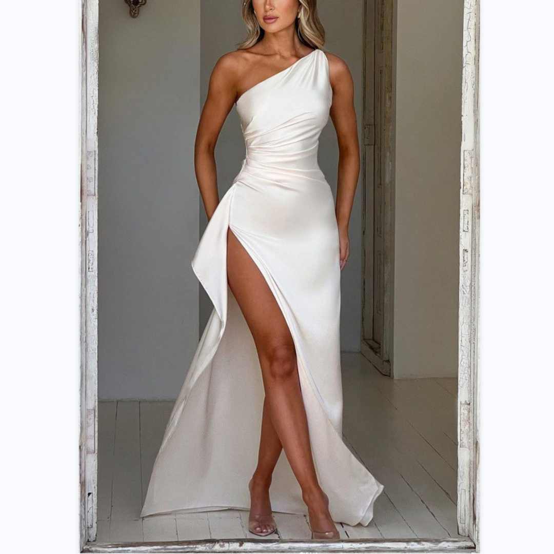 Labesa™|Elegant One Shoulder High Split Formal Maxi Dress