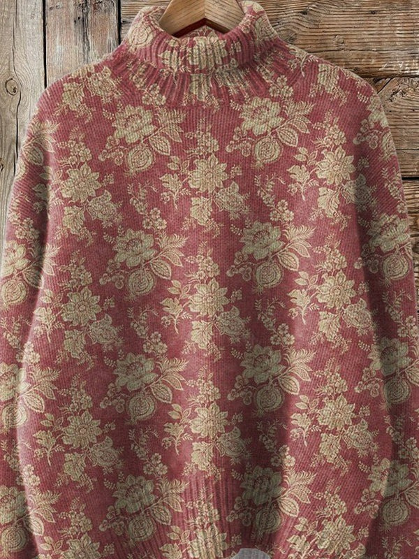 Joyce | Vintage floral print sweater