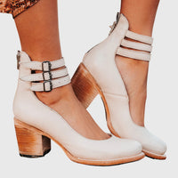 Nina™ | Elegant and Comfortable Heels - White