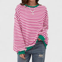 Kayli | Comfortable Sweater - Pink Red