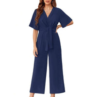 Gabriella™ | Women Elegant Summer Tie Knot Jumpsuit - Blue