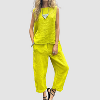 Suzette™| Lightweight Two-Piece Summer Set - Yellow