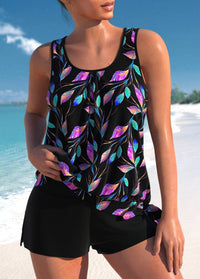 Helena™ | Stylish Floral Tankini Set for Women - Black