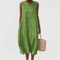 Teresa™ | Elegant Dress with Pockets - Green