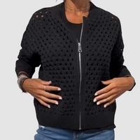 Desiree™ Premium Knitted Cardigan - Black