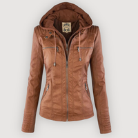 BELLE – HANDMADE HOODED JACKET - Khaki