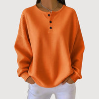 THEONA | RELAXED JUMPER - Orange