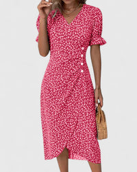 Kataryna | Comfortable Summer Dress - Red