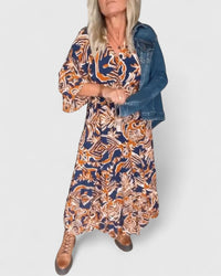 Julee | Women Sophisticated Maxi Dress - Multi-coloured