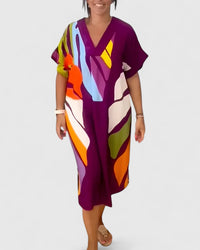 Cymarie | Comfortable Dress - Purple
