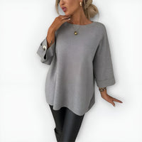 Julianette | Elegant Sweater - Gray