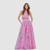 Tallie™ Sophisticated Two-Piece Set | Elegant Two-Piece Set for Summer Chic - Pink