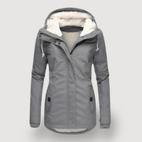 EMILY – FLEECE-LINED JACKET - Grey