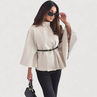 ALIYA – ELEGANT CAPE JACKET - Apricot