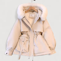 HARMI – COSY FUR-LINED PARKA - White