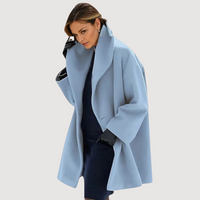 Vivienne | Luxe Winter Coat for Cold Weather Comfort. - Blue