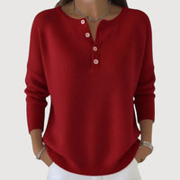 MARLIA – CLASSIC KNIT TOP - Red