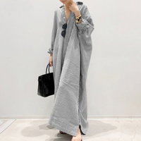 Linnaea™ | Everyday Stripped Women Maxi Dress - Black