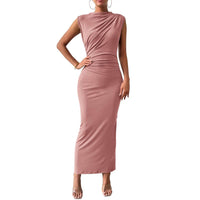 Melody™| Elegant Bodycon Dress with Back Slit for Cocktail Parties - Pink