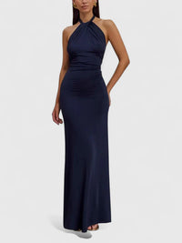 Anzhelia | Sophisticated Women Maxi Dress - Navy