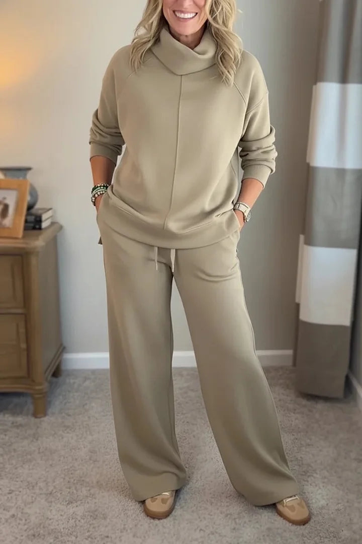 Colleen™ | Women Casual Turtle-neck 2 Piece