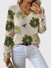 Aubrielynn | Comfortable Sweater - Green
