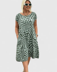 Calyviah | Comfortable Dress - Green