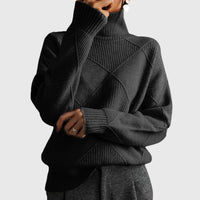 Angela™ - Turtleneck Sweater - Black