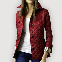 CAMILLE – QUILTED JACKET - Red