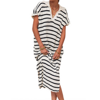 Odessa™ | Summer Graceful Slit Loose Women Maxi Dress - White