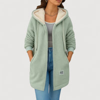 OPHELIA – COSY FLEECE JACKET - Green