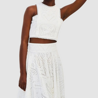 Tallie™ Sophisticated Two-Piece Set | Elegant Two-Piece Set for Summer Chic - White