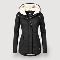 EMILY – FLEECE-LINED JACKET - Black