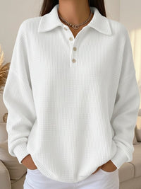 Availen | Elegant Cotton Sweater for Everyday Comfort - White