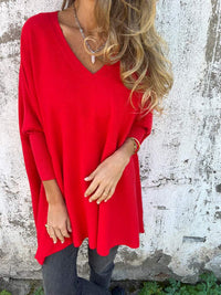 Koa | Elegant Sweater - Red
